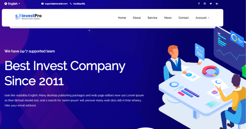 InvestPro - HYIP & ICO Online Investment Wallet