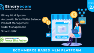 BinaryEcom - Ecommerce Based MLM Platform - nulled